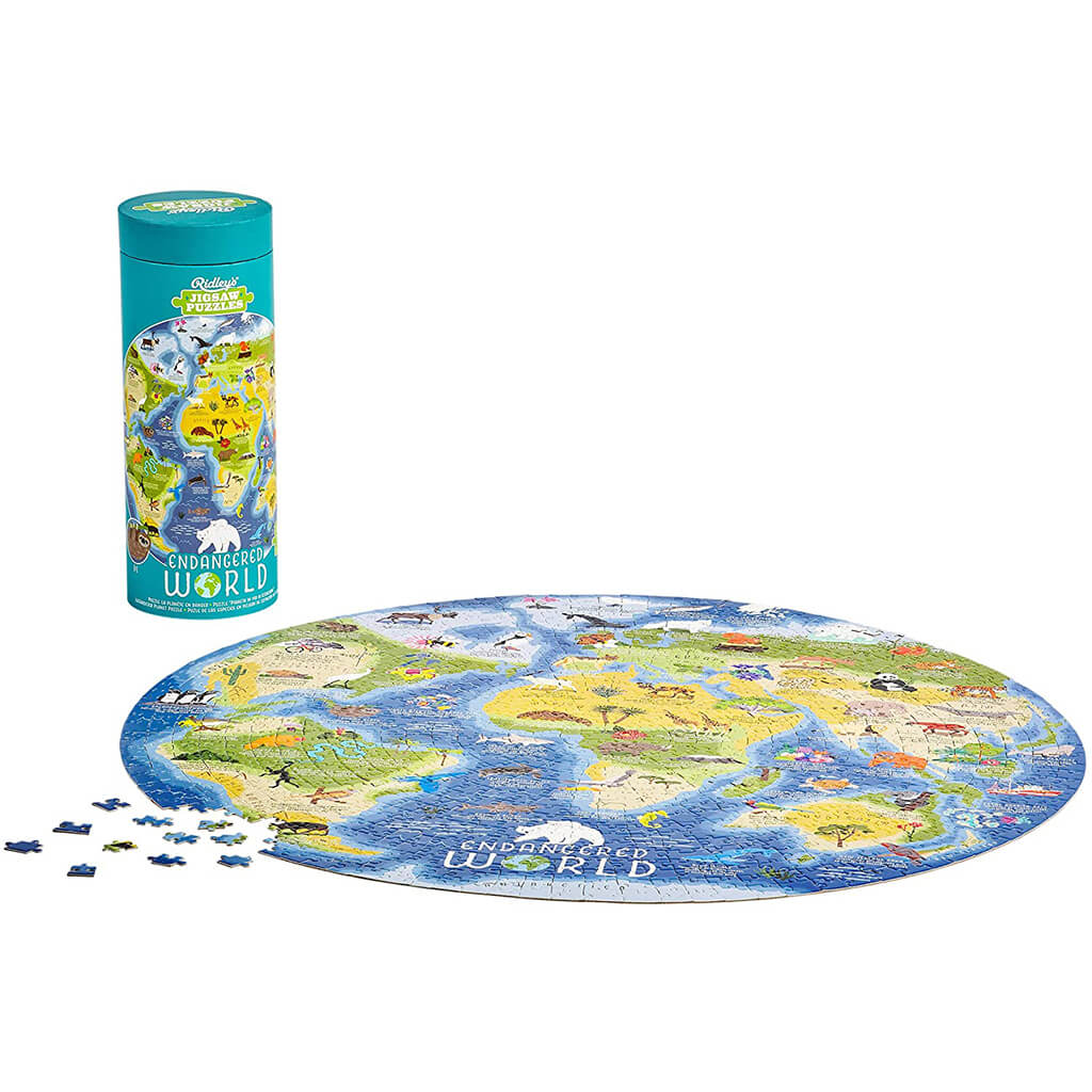 Endangered World 1000 Piece Jigsaw Puzzle - Giftsmith