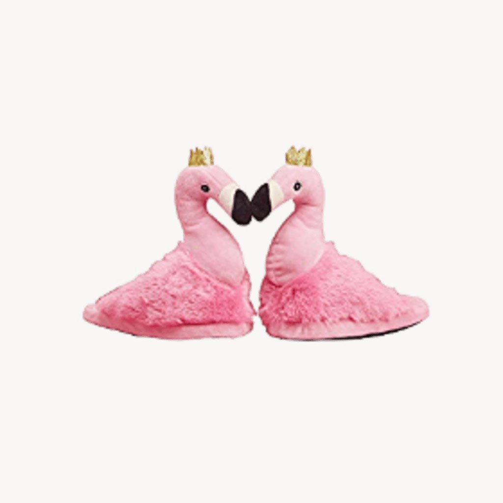 Flamingo Flock Star Slippers - Giftsmith