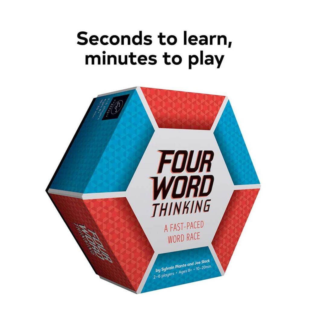Four Word Thinking A Fast-Paced Word Race - Giftsmith