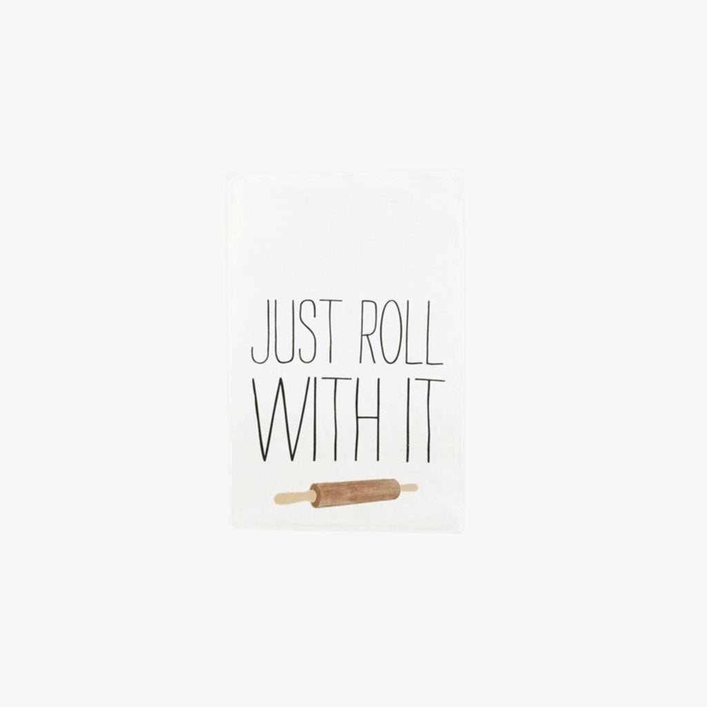 Funny Cooking Towels Roll With It - Giftsmith