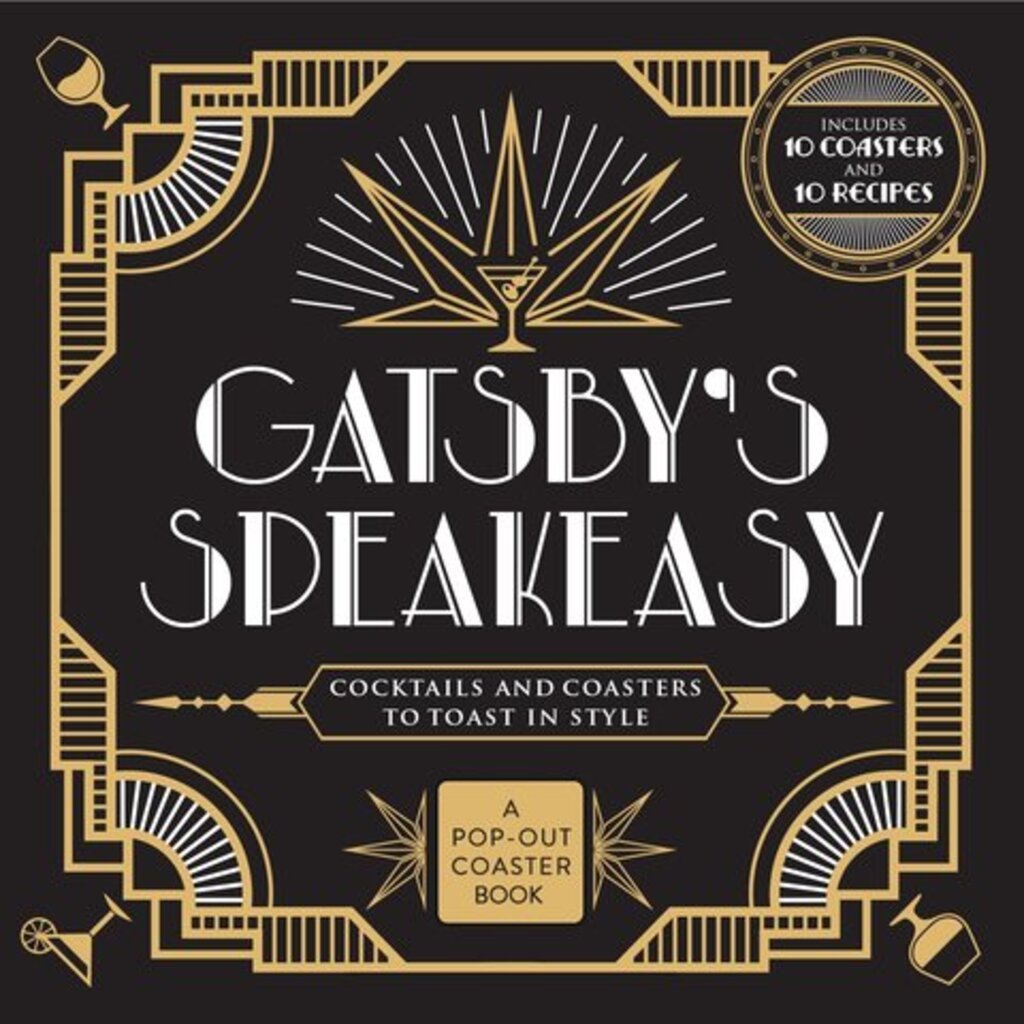 Gatsby's Speakeasy Cocktails and Coasters to Toast In Style - Giftsmith