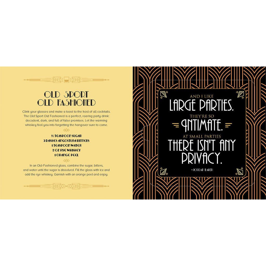 Gatsby's Speakeasy Cocktails and Coasters to Toast In Style - Giftsmith