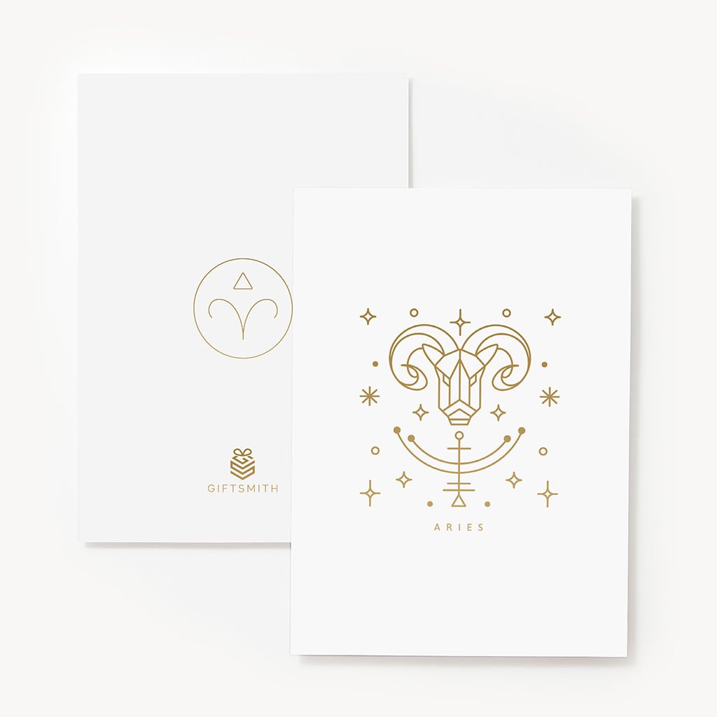 Giftsmith Zodiac Greeting Card - Aries - Giftsmith