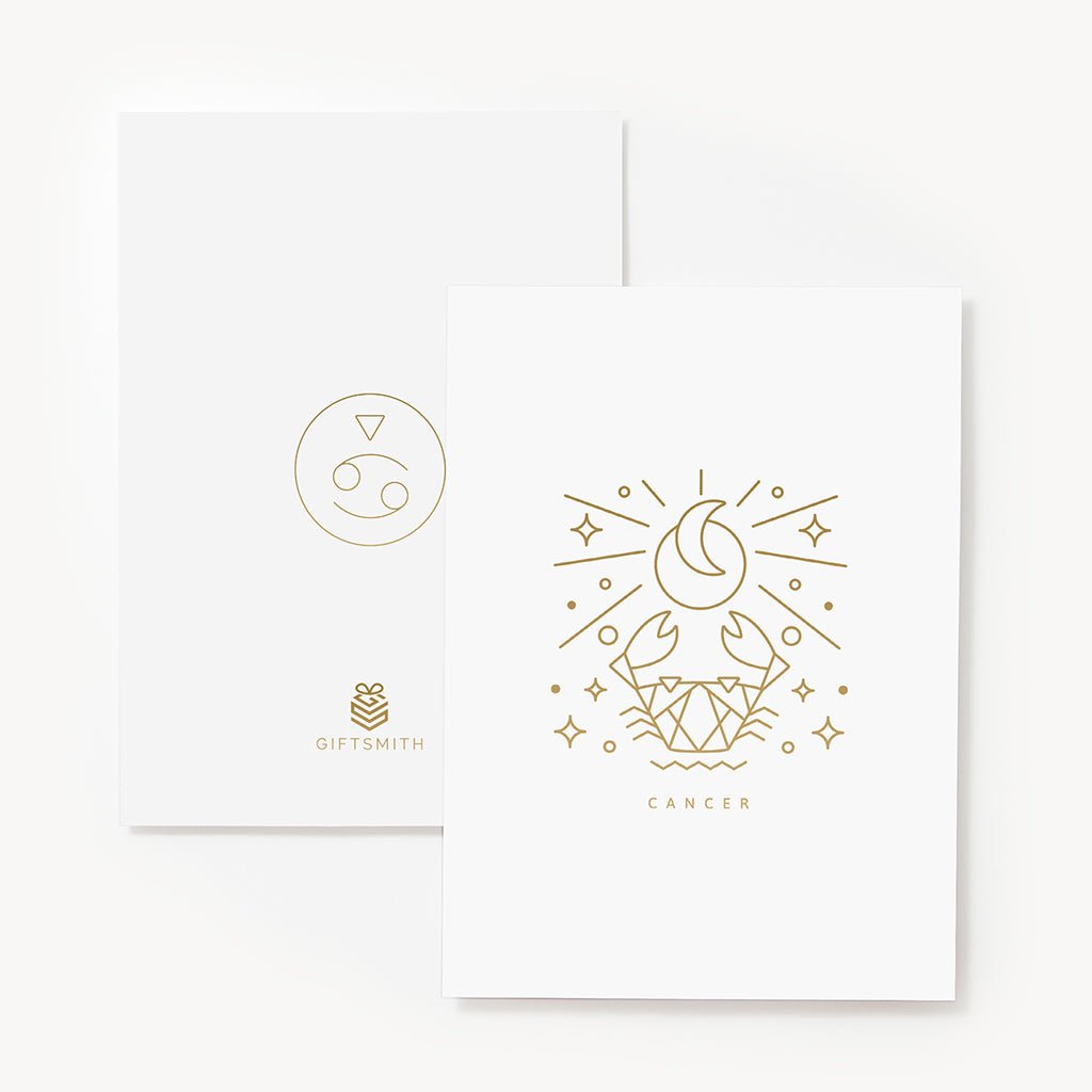 Giftsmith Zodiac Greeting Card - Cancer - Giftsmith