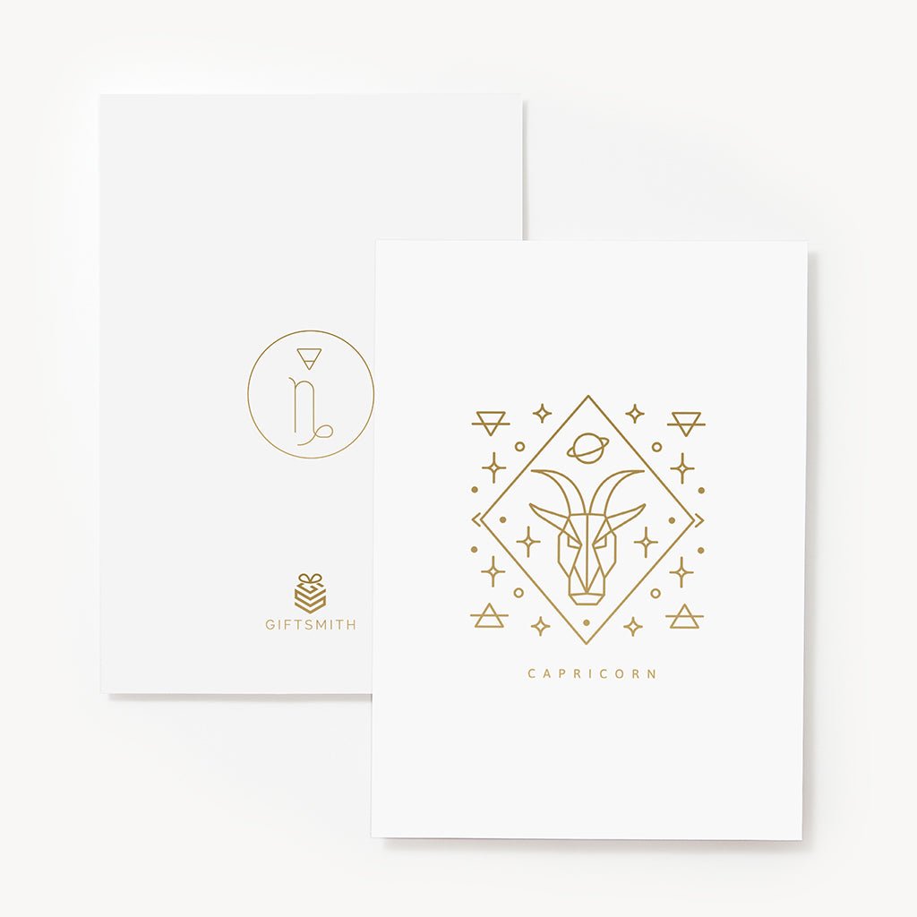 Giftsmith Zodiac Greeting Card - Capricorn - Giftsmith