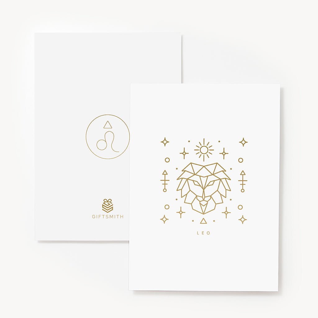 Giftsmith Zodiac Greeting Card - Leo - Giftsmith