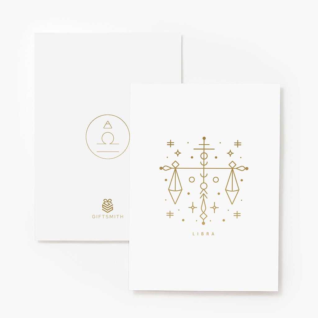 Giftsmith Zodiac Greeting Card - Libra - Giftsmith