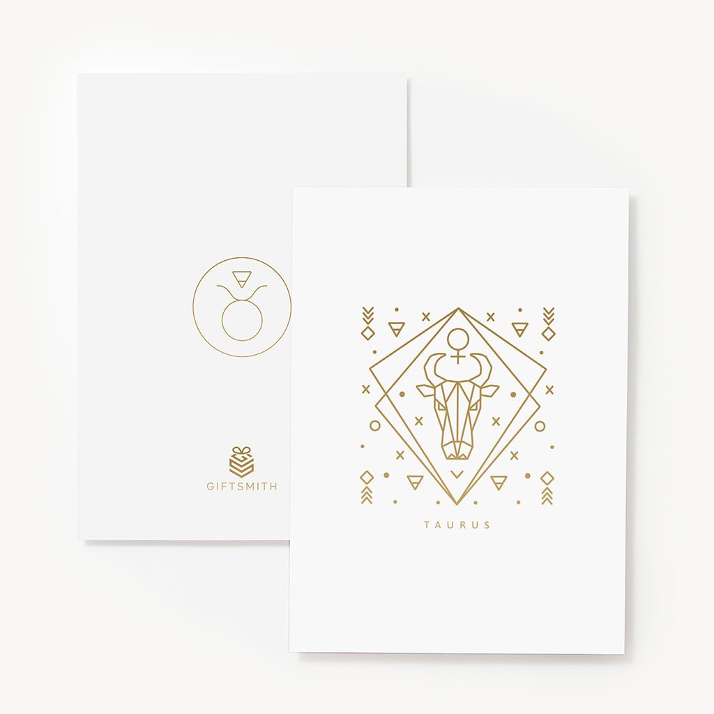 Giftsmith Zodiac Greeting Card - Taurus - Giftsmith
