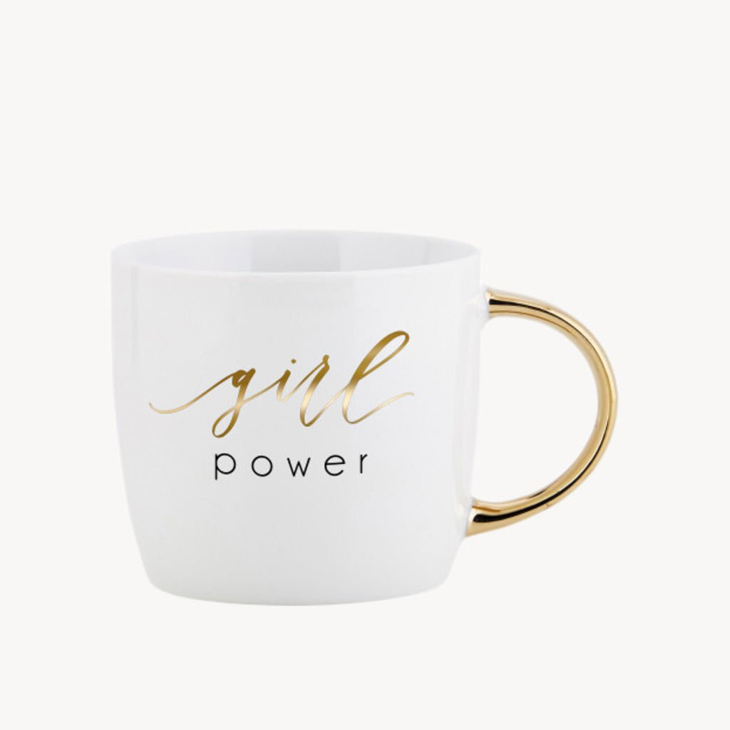 &quot;Girl Power&quot; Gold Handle Mug - Giftsmith