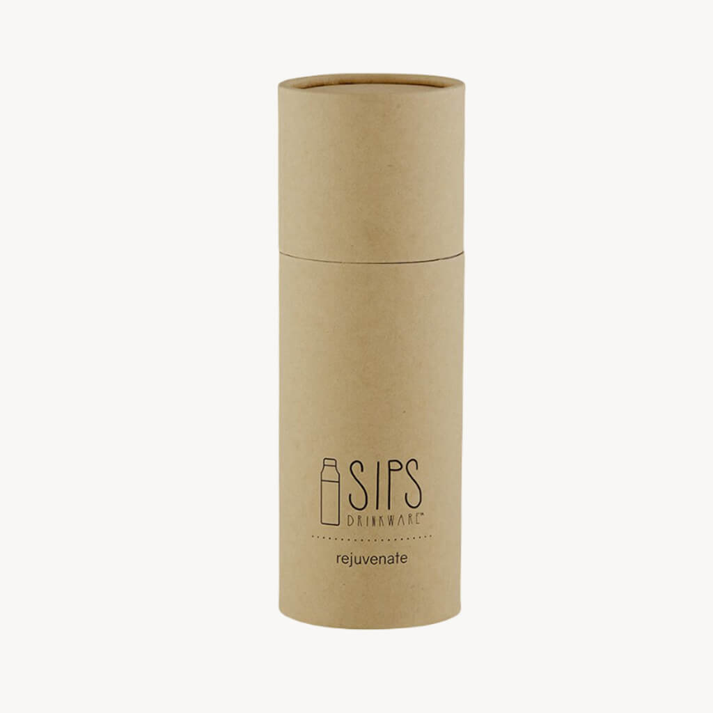 Glass Water Bottle with Bamboo Lid - Rejuvenate - Giftsmith