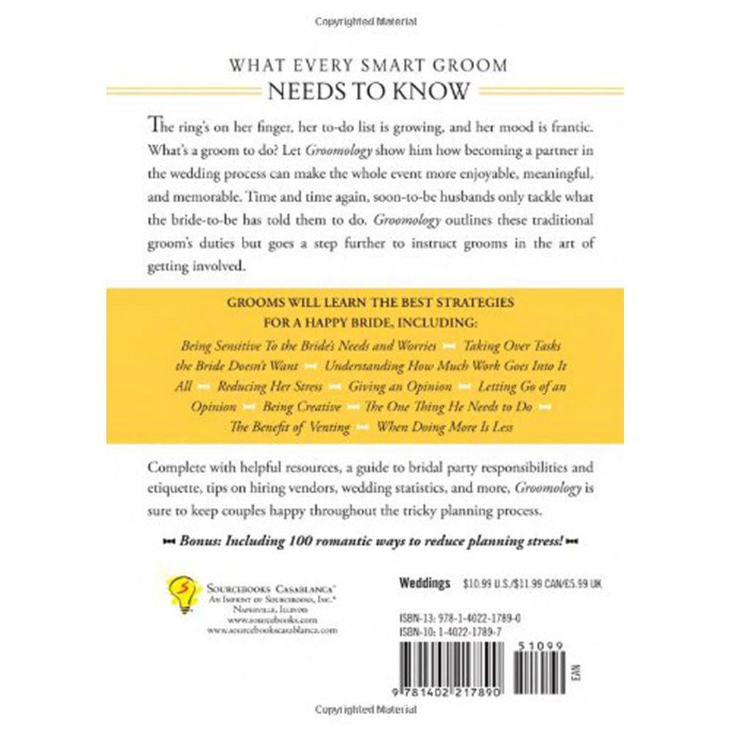 Groomology What Every (Smart) Groom Needs to Know Before the Wedding - Giftsmith