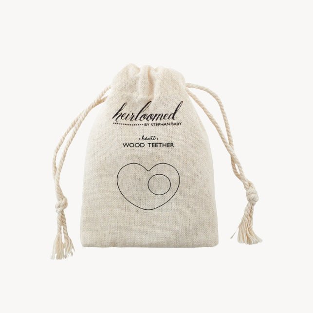 Heirloom Heart Wood Teether - Giftsmith