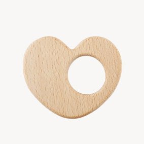 Heirloom Heart Wood Teether - Giftsmith
