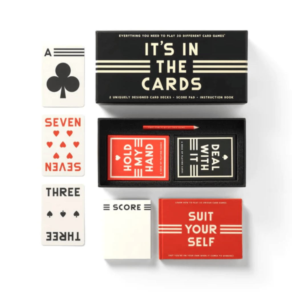 It's In The Cards Playing Card Game Set - Giftsmith
