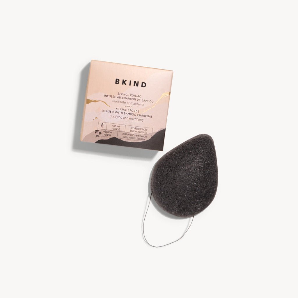 Konjac Sponge Bamboo Charcoal - Giftsmith