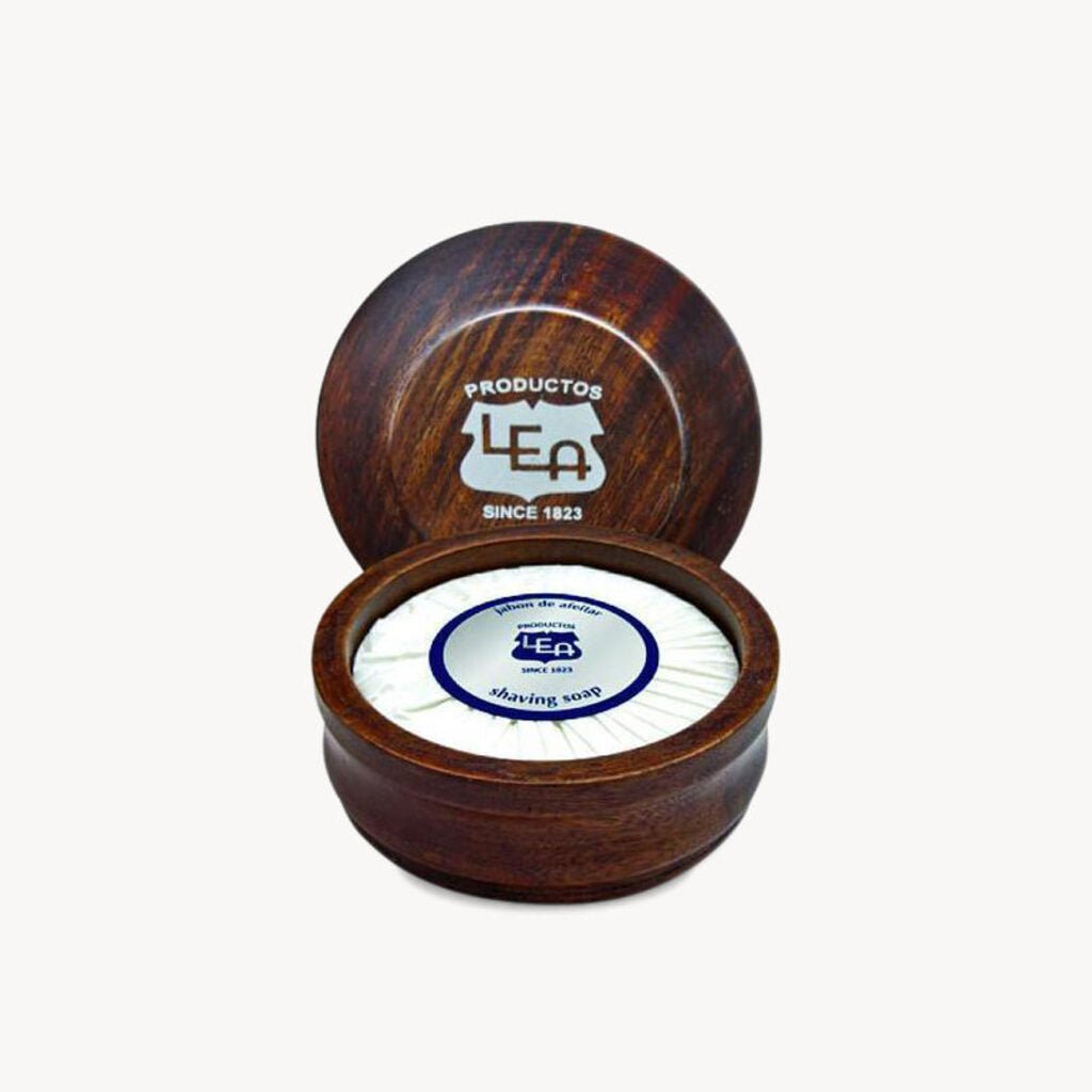 LEA Shaving Soap in Wooden Bowl - Giftsmith