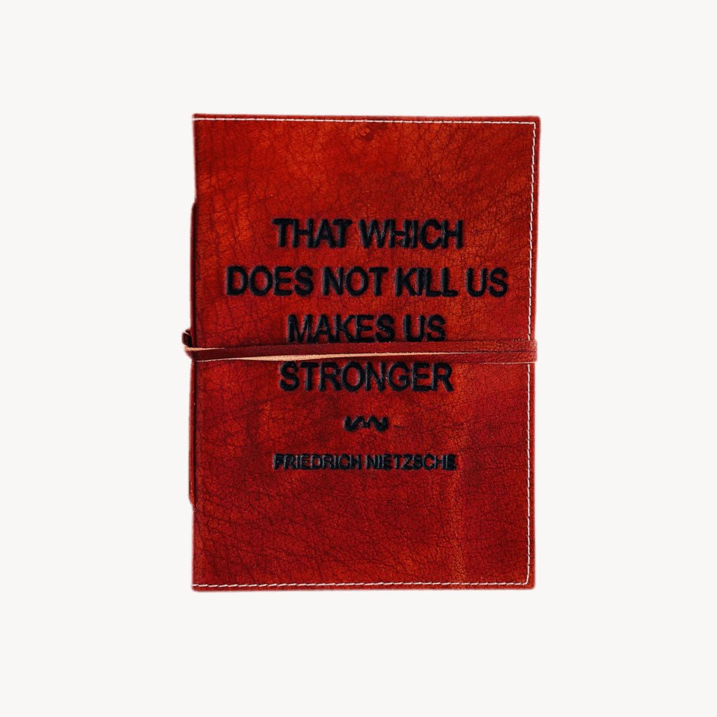 Leather Notebook Nietzche - Giftsmith