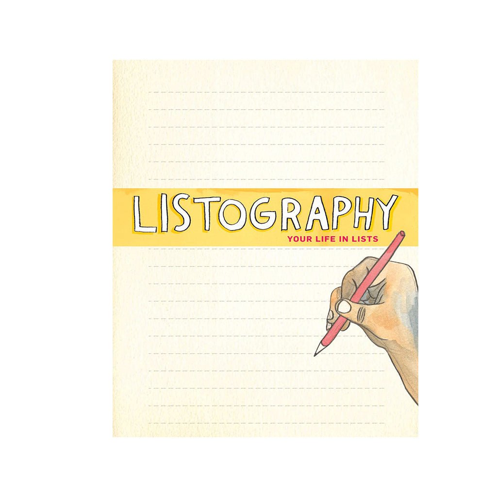 Listography Journal Your Life in Lists - Giftsmith