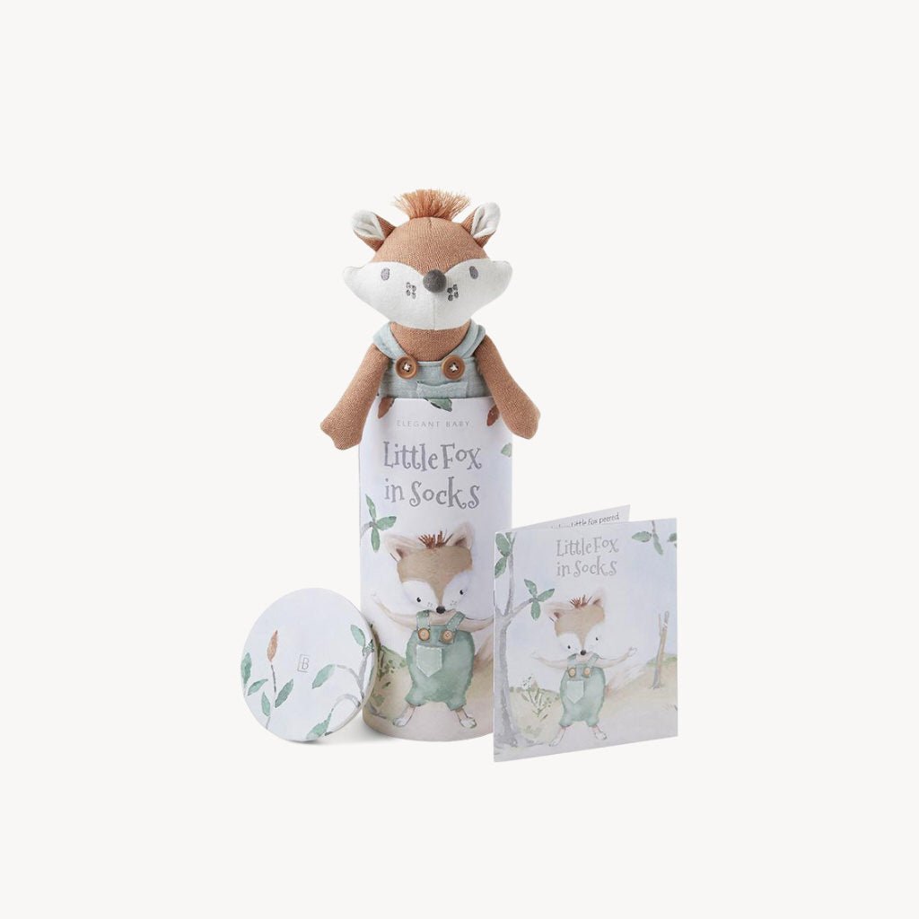 Little Fox in Socks Gift Box - Giftsmith