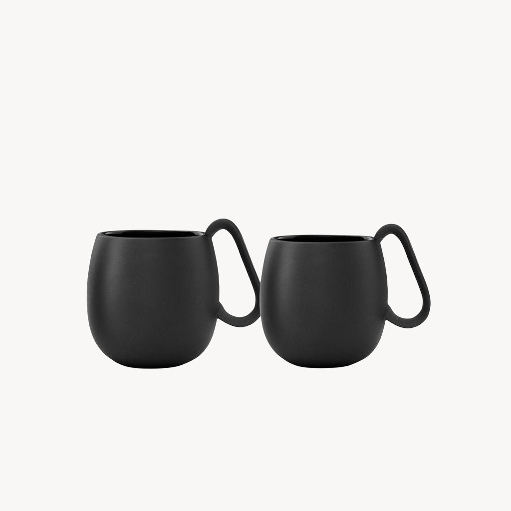 Nina Tea Mug Set Charcoal - Giftsmith