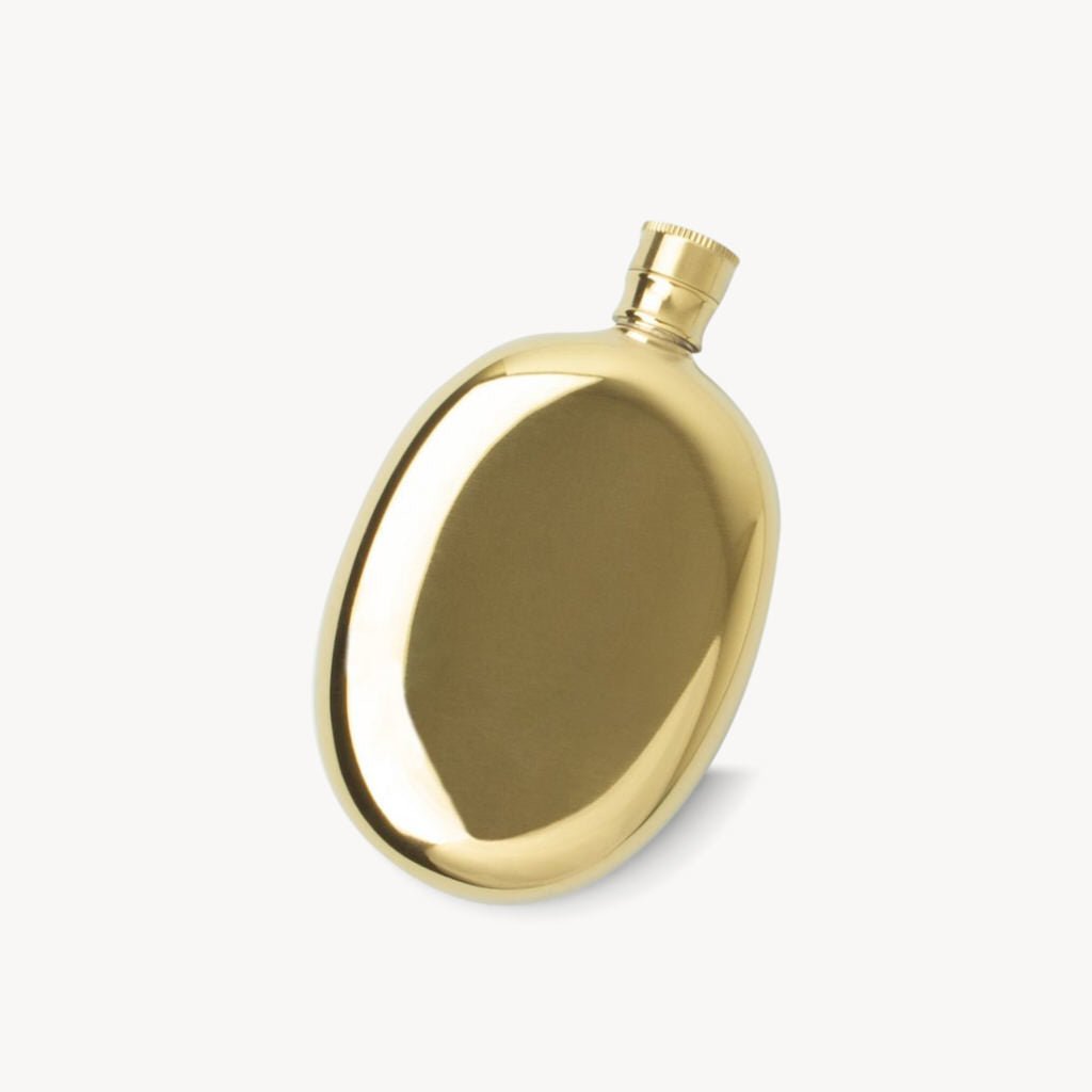 Oval Flask Brass - Giftsmith