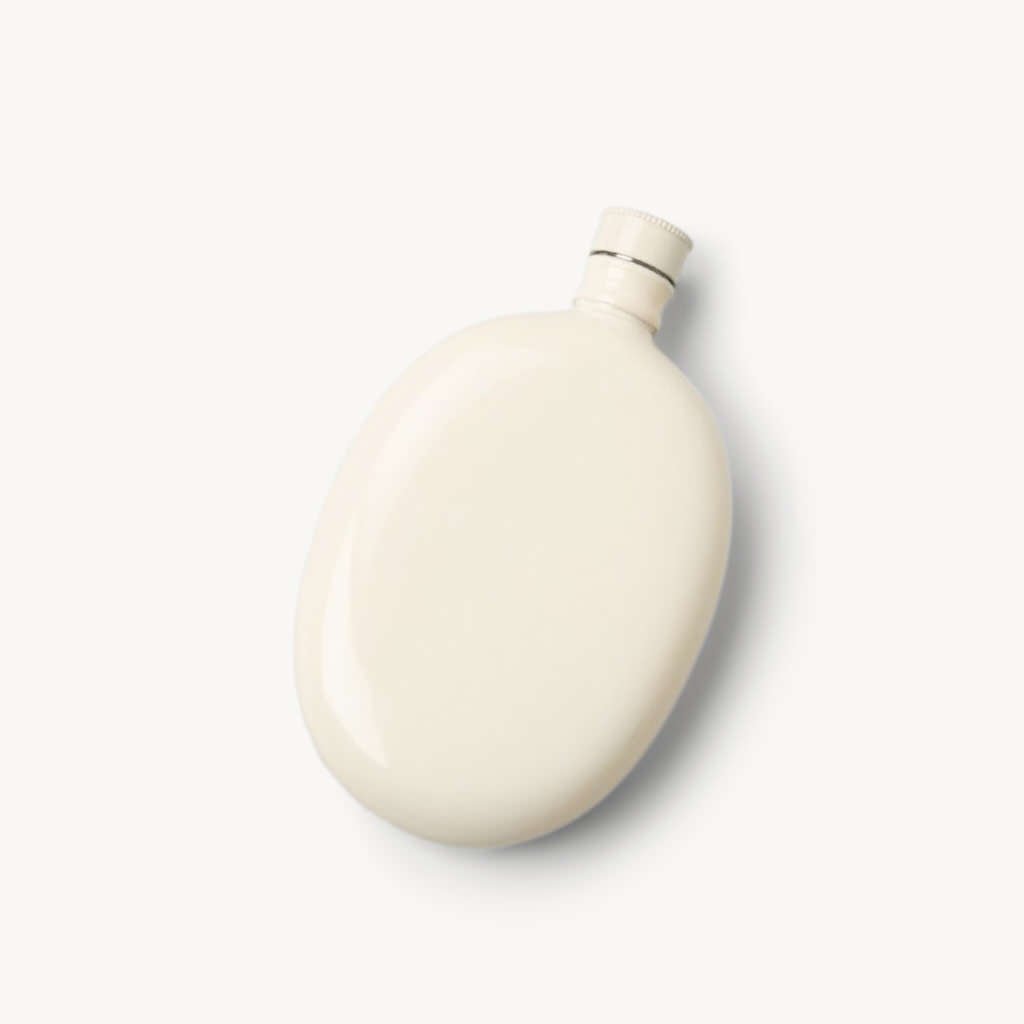 Oval Flask White - Giftsmith
