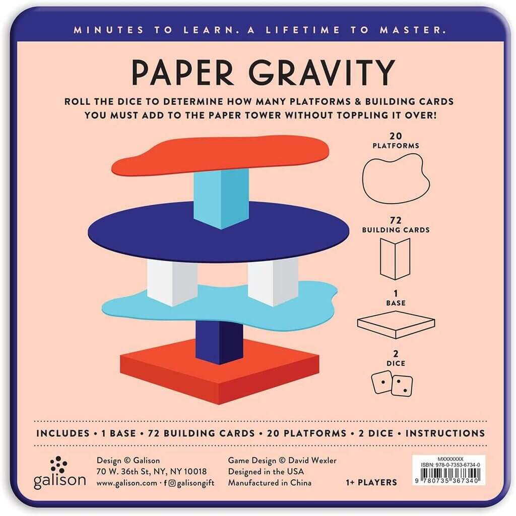 Paper Gravity Game - Giftsmith