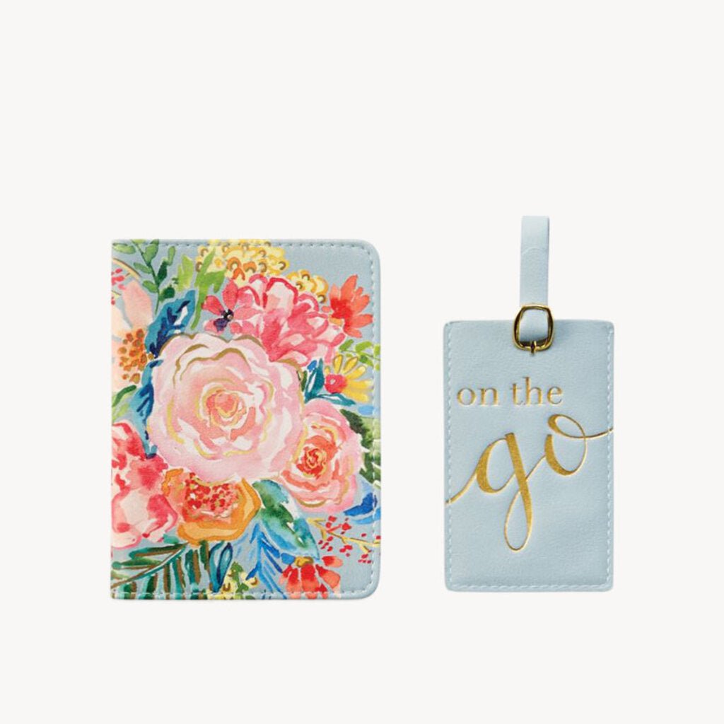 Passport Luggage Gift Set Blue - Giftsmith