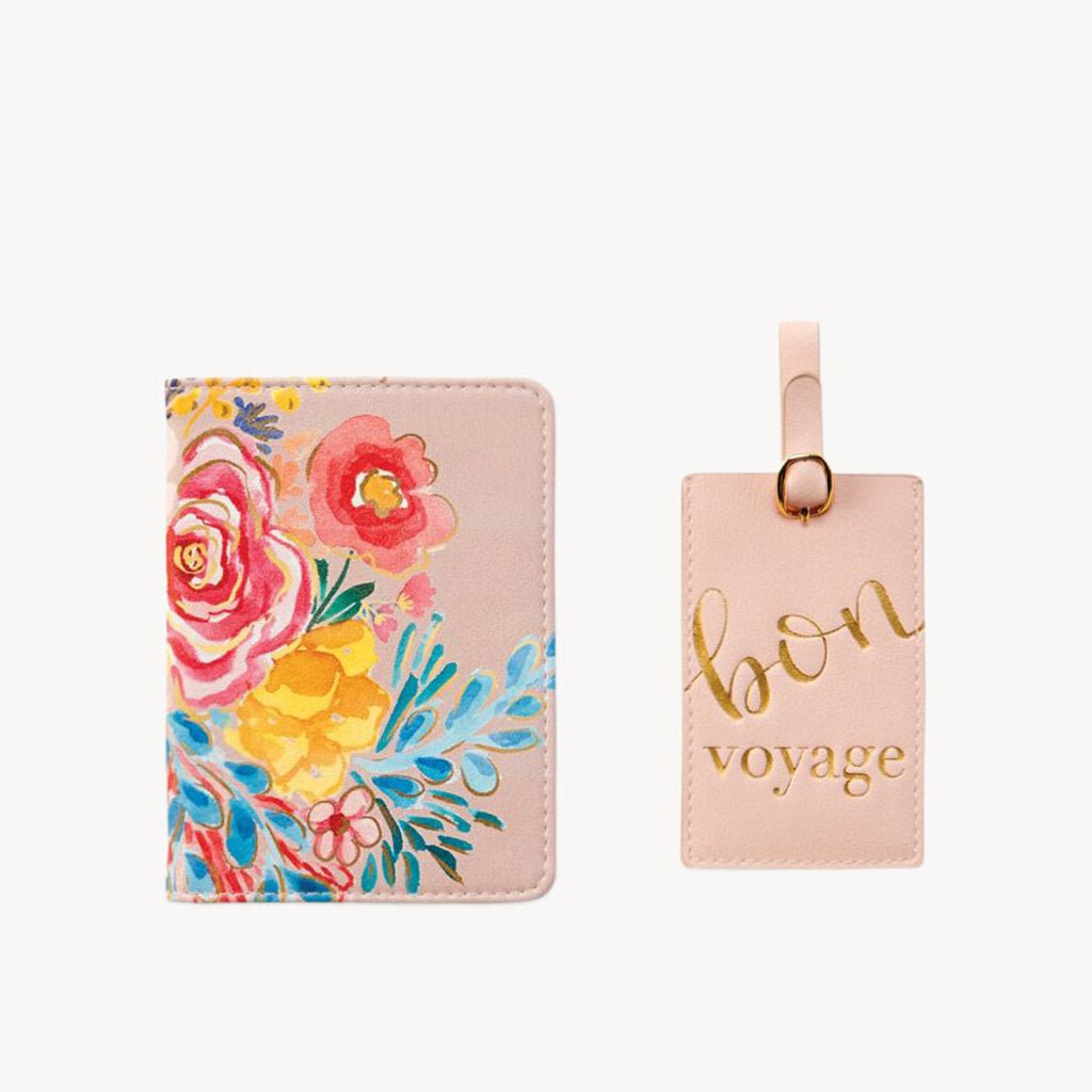 Passport Luggage Gift Set Pink - Giftsmith