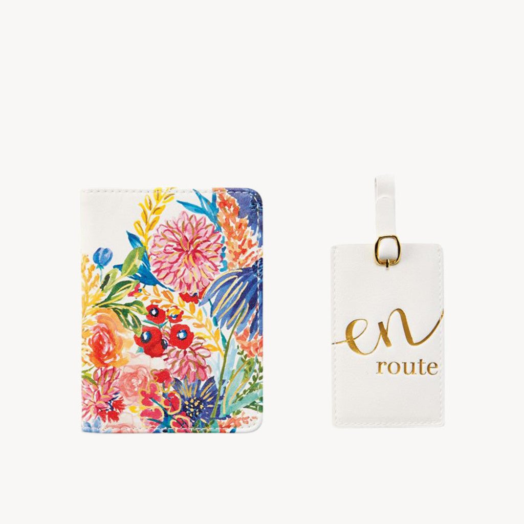 Passport Luggage Gift Set White - Giftsmith