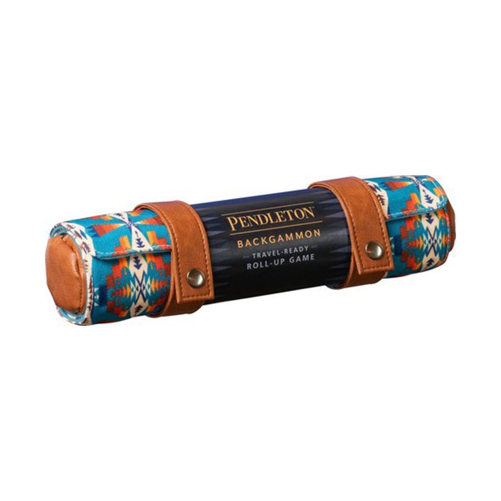 Pendleton Backgammon Travel-Ready Roll-Up Game - Giftsmith