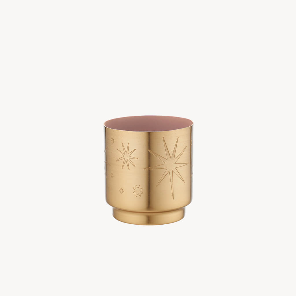 Pink Pine Tinsel Candle - Giftsmith