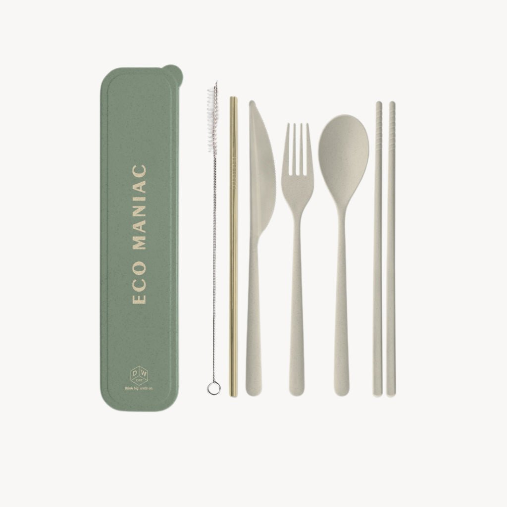 Portable Flatware Set "Eco Maniac" - Giftsmith