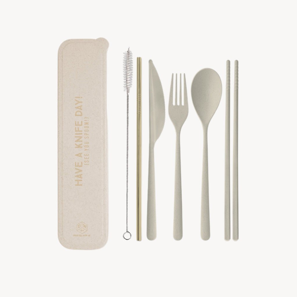 Portable Flatware Set Have a Knife Day - Giftsmith