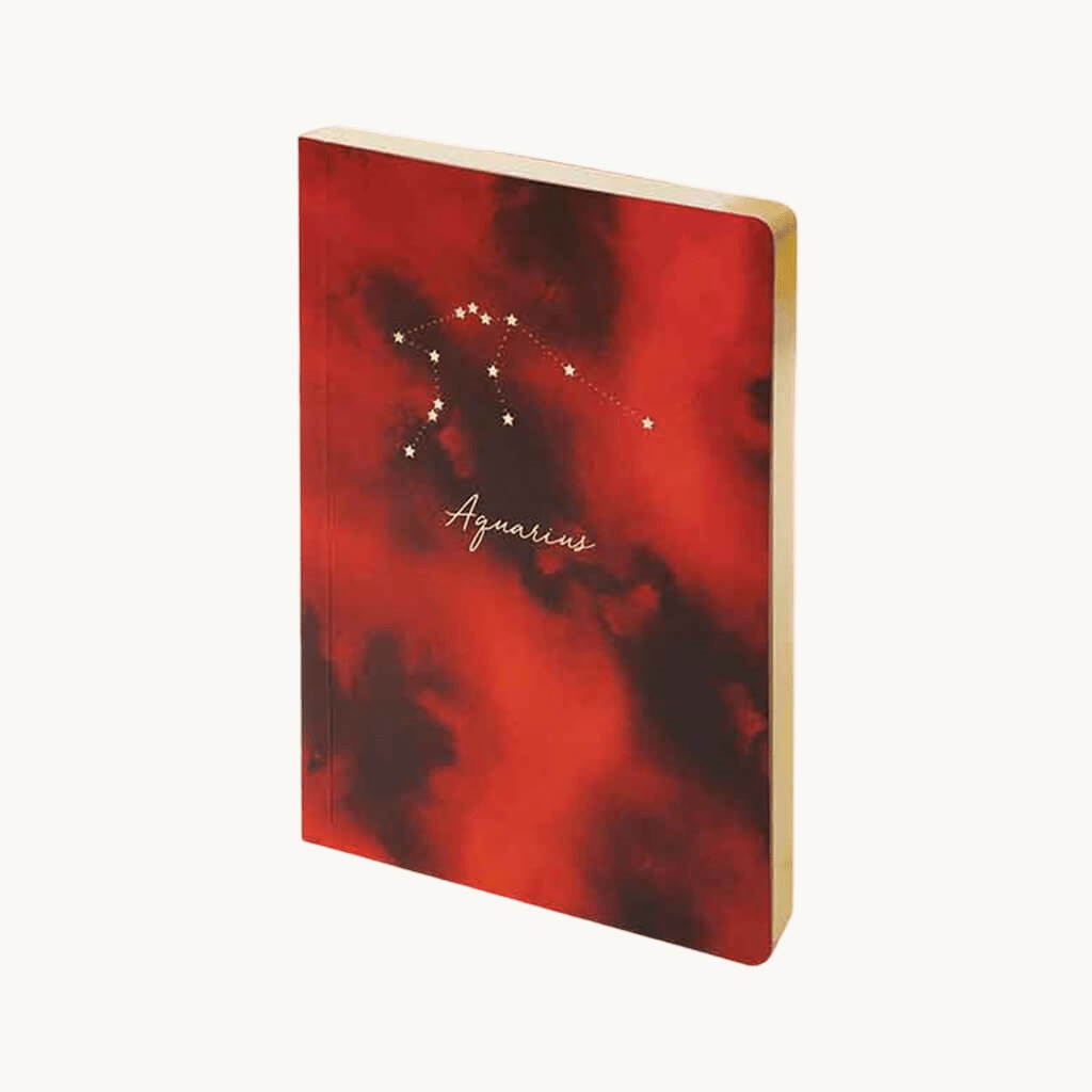 Portico Designs Constellations Softcover Lined Pocket Journal Notebook | Aquarius - Giftsmith