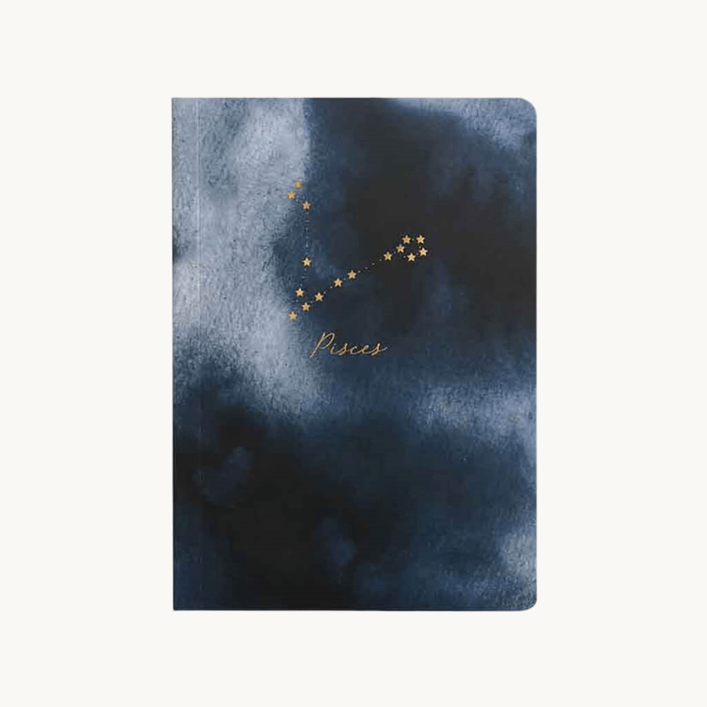 Portico Designs Constellations Softcover Lined Pocket Journal Notebook | Pisces - Giftsmith