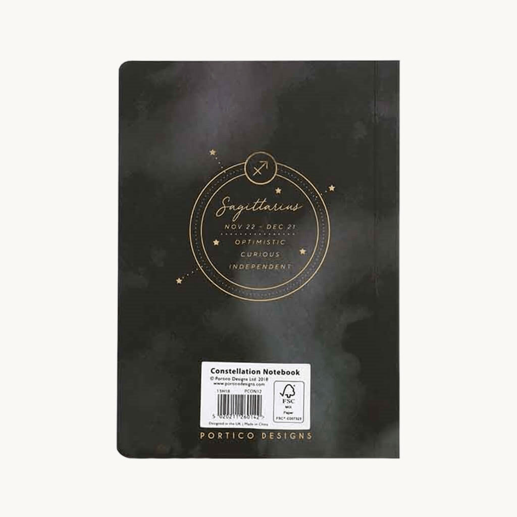 Portico Designs Constellations Softcover Lined Pocket Journal Notebook | Sagittarius - Giftsmith