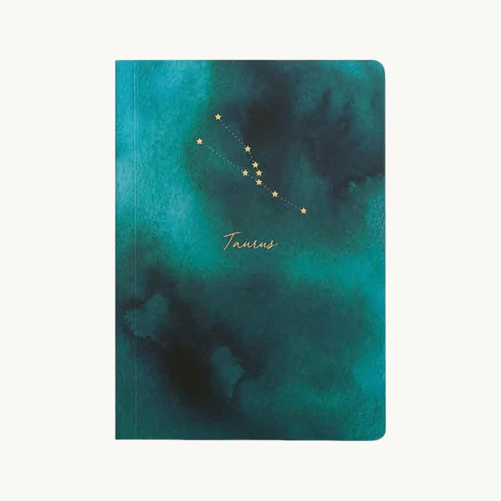 Portico Designs Constellations Softcover Lined Pocket Journal Notebook | Taurus - Giftsmith