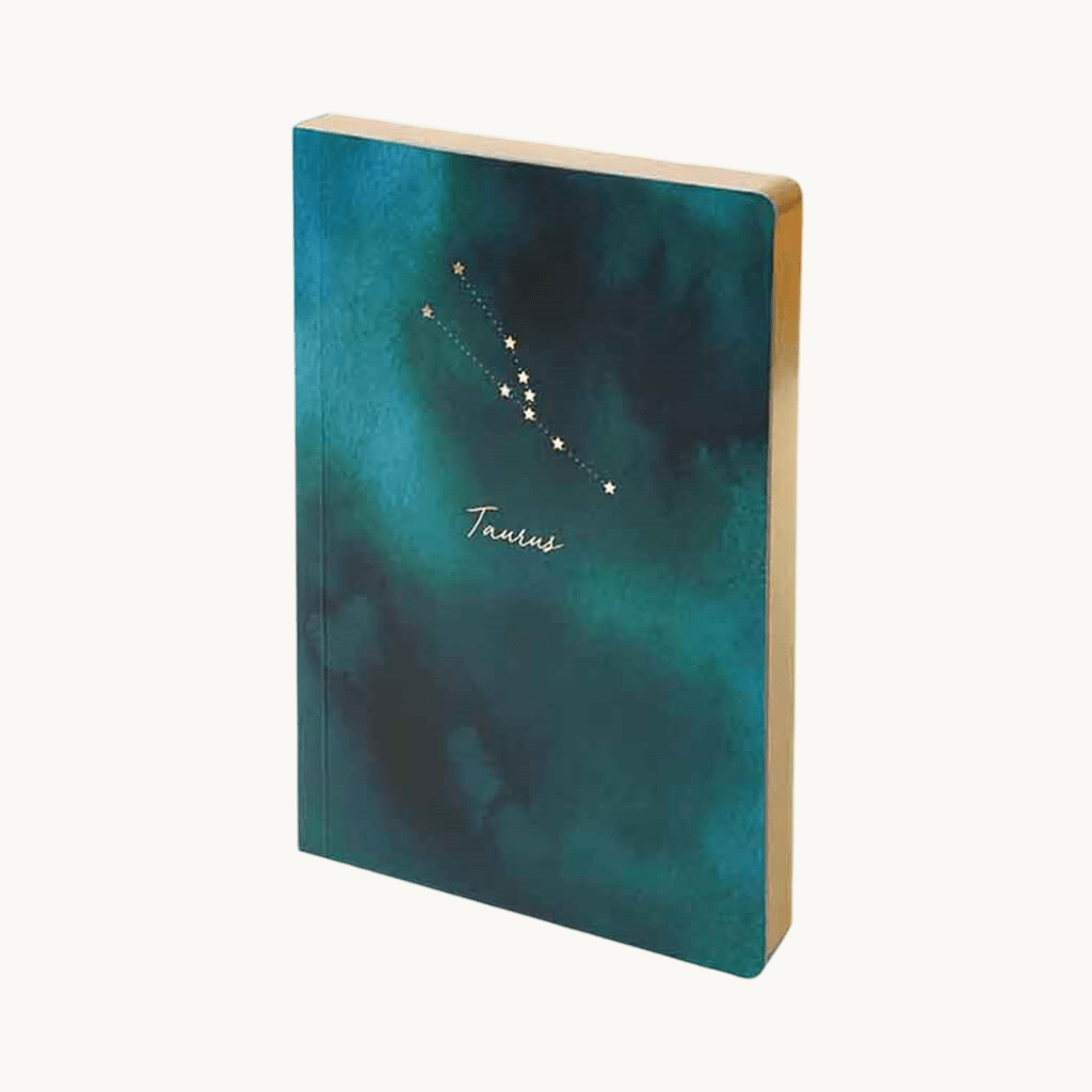 Portico Designs Constellations Softcover Lined Pocket Journal Notebook | Taurus - Giftsmith