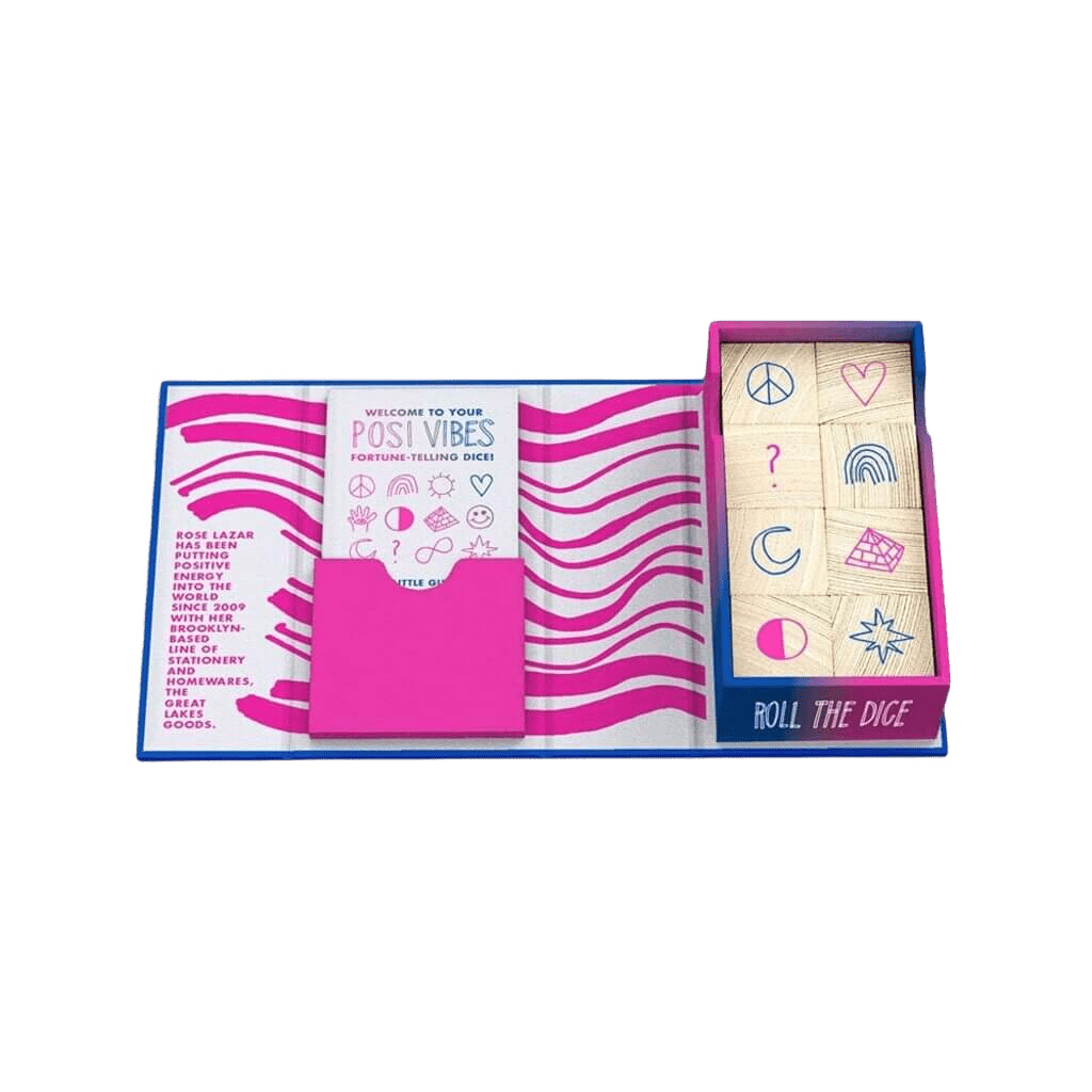 Posi Vibes Fortune-Telling Dice - Giftsmith