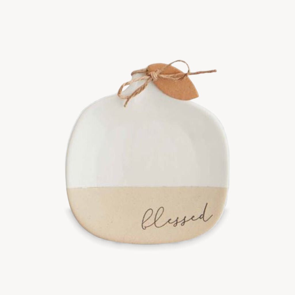 Pumpkin Trinket Dish "Blessed" - Giftsmith