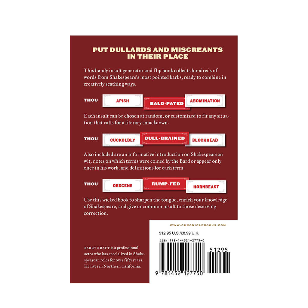 Shakespeare Insult Generator - Giftsmith