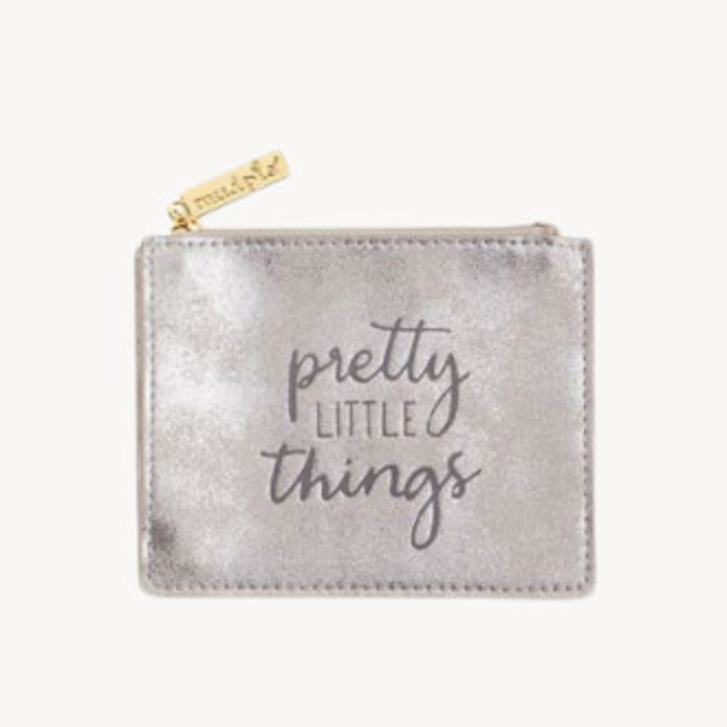 Shimmer Zipper Pouch "Pretty Little Things" - Giftsmith