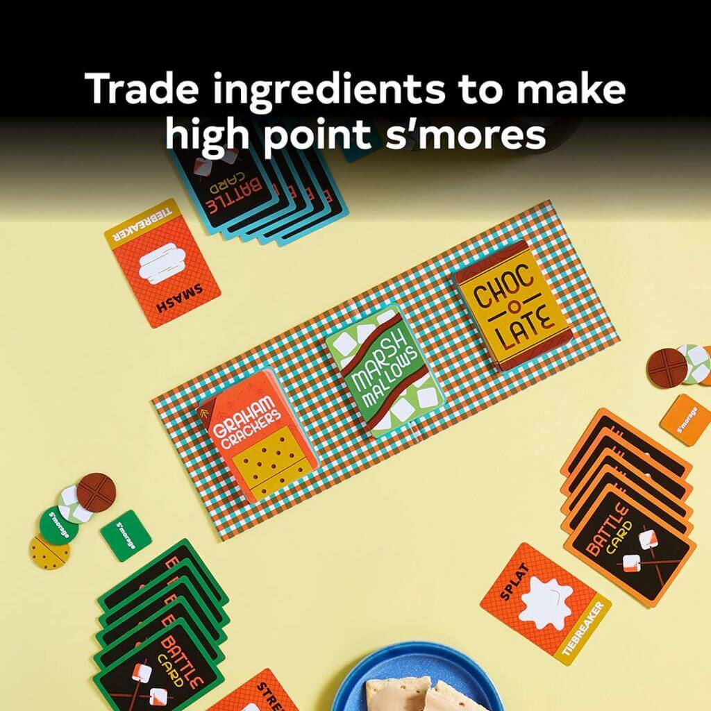 S&#39;mores Wars The Campfire Card Game of Snack Attacks - Giftsmith