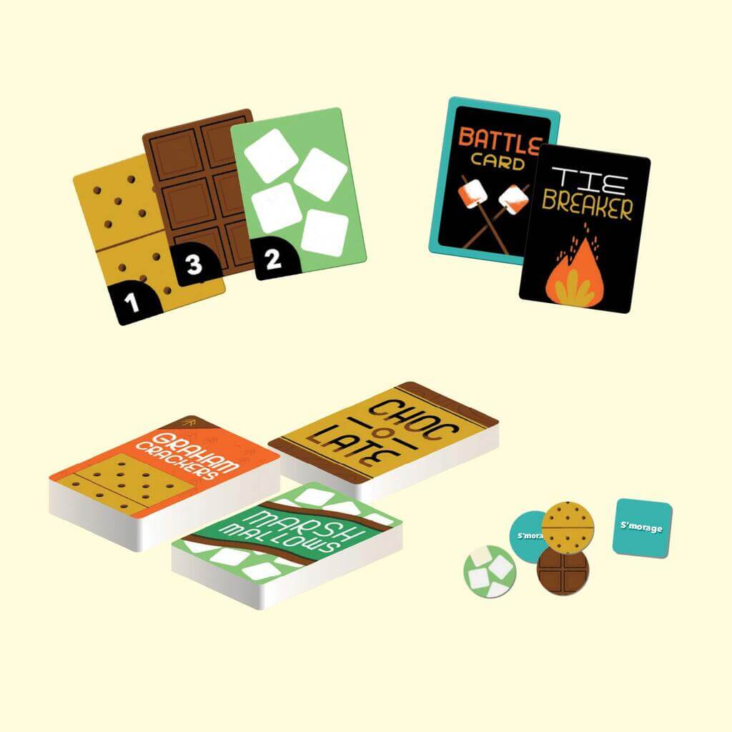 S&#39;mores Wars The Campfire Card Game of Snack Attacks - Giftsmith