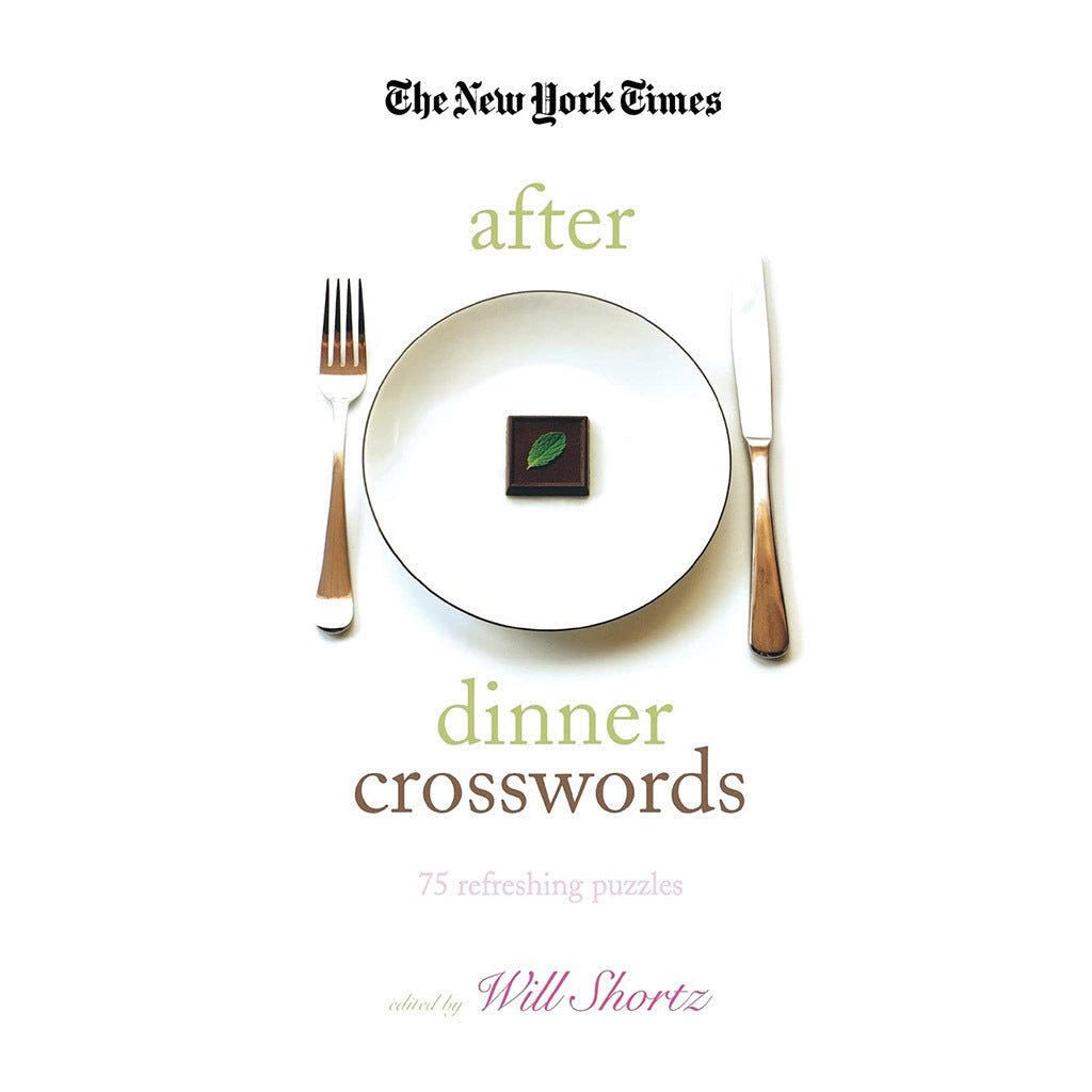 The New York Times After Dinner Crosswords 75 Refreshing Puzzles - Giftsmith