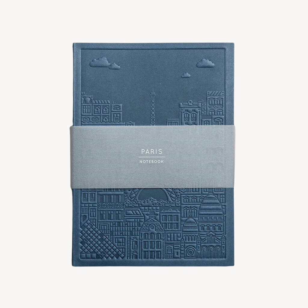 The Paris Notebook Blue - Giftsmith