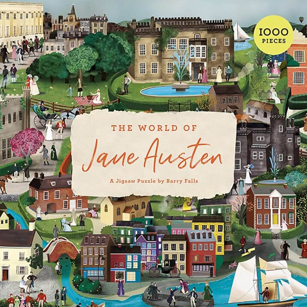 The World of Jane Austen 1000 Piece Puzzle - Giftsmith