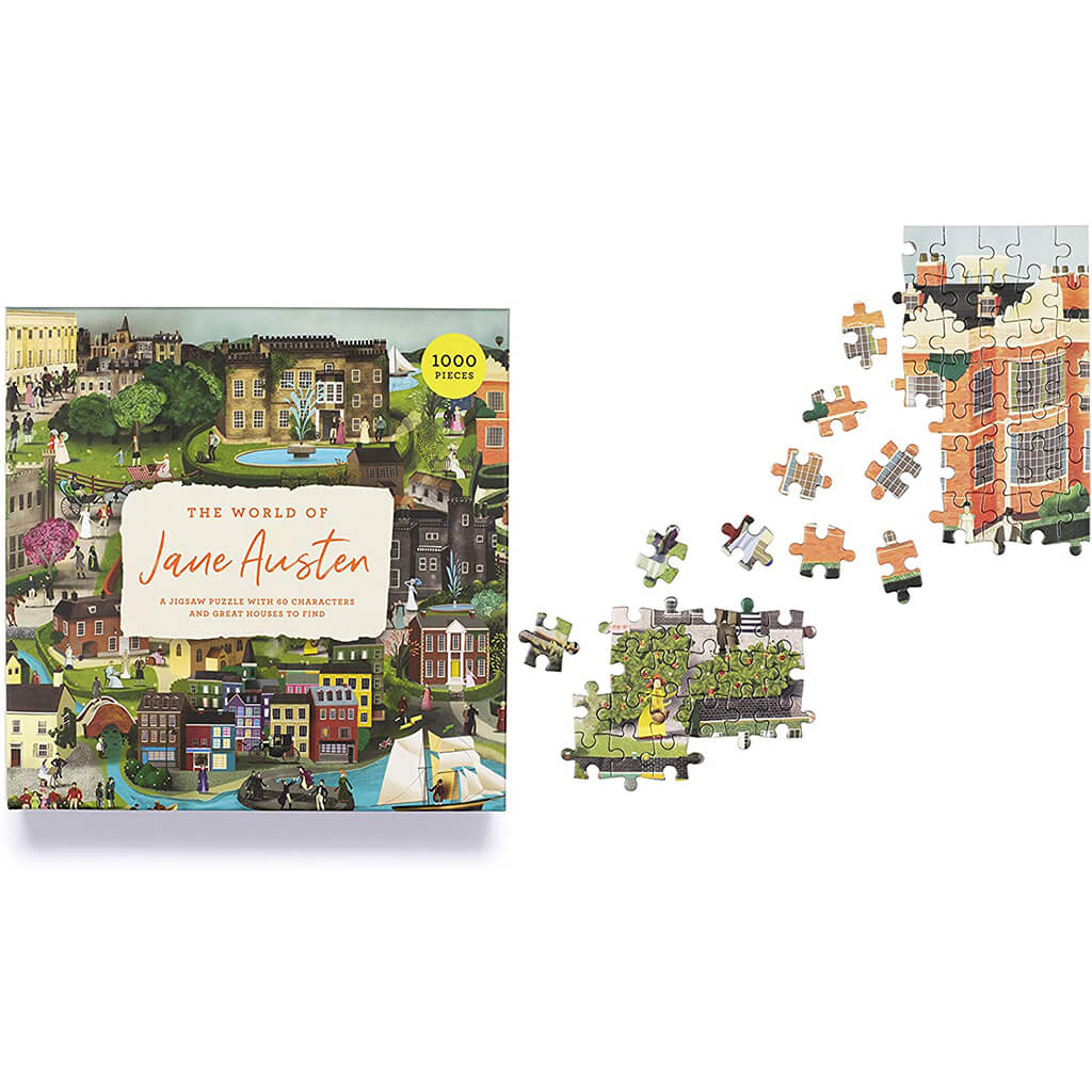The World of Jane Austen 1000 Piece Puzzle - Giftsmith