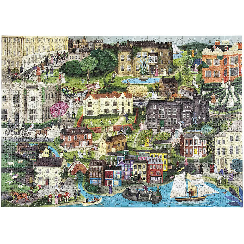 The World of Jane Austen 1000 Piece Puzzle - Giftsmith